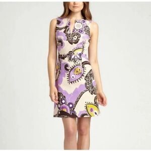 Kate Spade Keiran Dress Hydrangea Moroccan Paisley Cotton Sheath Women’s Size 2